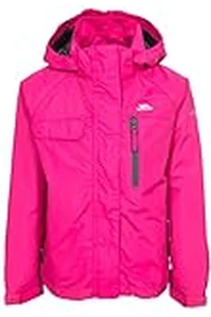 Trespass Niños del Vivir Impermeable Lluvia Chaqueta con Capucha Desmontable, Infantil, Color , tamaño Talla 2/3