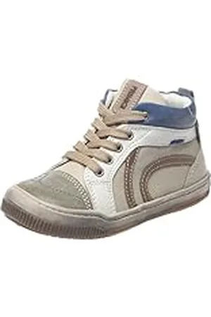 Primigi 6454277_Beige/Kaki (Osso/Kaki) - Zapatillas de Cuero para niño, Color Beige, Talla 21
