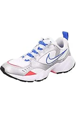 Nike Air Heights - Zapatillas De Correr Mujer, Multicolor (White/Photo Blue/Metallic Silver 101), 36 EU, Par
