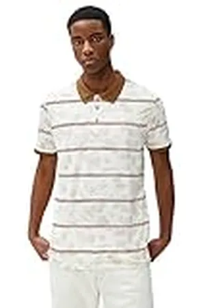 Koton Polo Neck T-Shirt Buttoned Slim Fit Leaf Detailed Camiseta, , M para Hombre