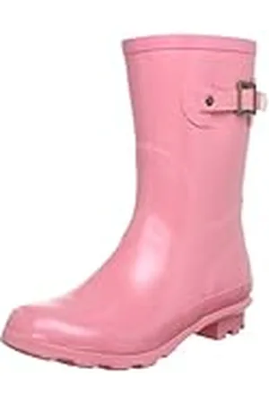 Pieces® Abbie Short RUBBERBOOT Fresh Pink 17043458 - Botas de Agua de Caucho para Mujer, Color Rosa, Talla 39