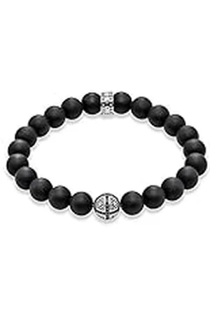 Thomas Sabo Pulsera para Hombre de Plata de Ley 925/1000 con Circónita