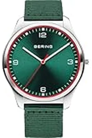 Bering Reloj analógico de Cuarzo para Hombre con Brazalete de Acero Inoxidable 18342-508
