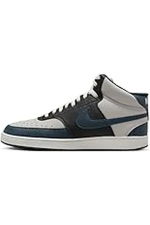 Nike Court Vision Mid Next Nature, Sneaker Hombre, Lt Iron Ore Armory Navy Phantom Black, 43 EU