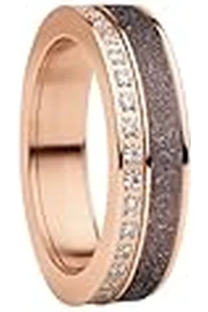 Bering Anillo para Mujer en brillante – Arctic Symphony Collection con acero inoxidable – Dordogne 6, Acero inoxidable, Zirconia cúbica
