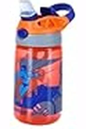 Contigo Gizmo Flip botella infantile, boquilla Autospout con pajita, botella libre de BPA, sistema antiderrame, ideal para guardería, escuela y deportes, 420 ml