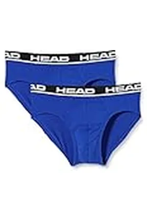 Head Brief, Azul/Negro, L (Pack de 2) para Hombre