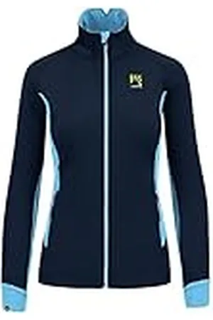 Karpos 2532004-011 PIZZ.EVO W F-Z FL Sweatshirt Mujer Sky Captain/Blue Atoll Tamaño M
