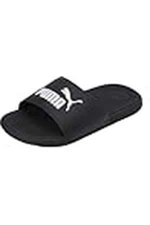 PUMA Cool Cat 2.0 JR, Sandalias deslizantes, Black White, 35.5 EU
