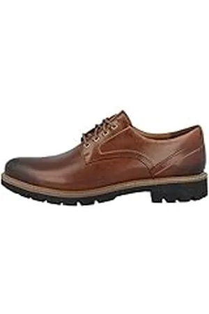 Clarks Batcombe Hall Derby - Zapatos de Cordones para Hombre, Marrón (Dark Tan Lea), 39.5 EU