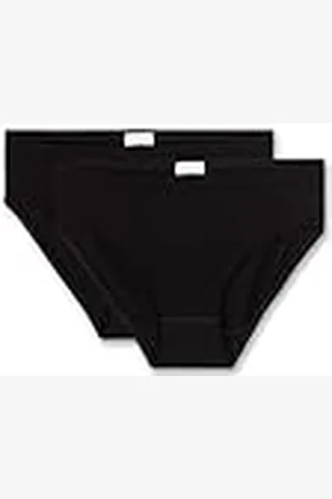 Sanetta 344837 Pantis, Negro Super 10015, 140 (Pack de 2) para Niñas