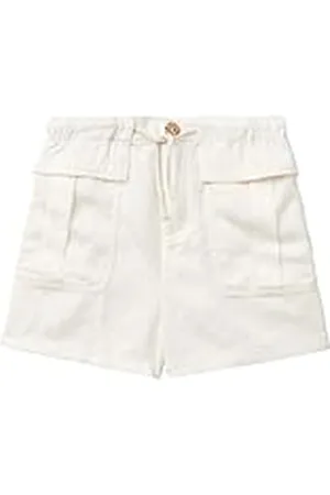 Benetton Short 4sexc902w Pantalones Cortos, Color Blanco, 160 cm Niñas y niñas