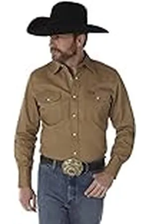 Wrangler Camisa para Hombre , Large Tall