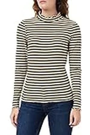 JDY Fransiska L/S Stripe Top Jrs Noos Manga Larga, , XS para Mujer