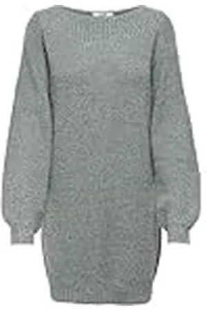JDY Whitney Megan L/S Boat Dress Knt Noos Vestido de Punto, , XL para Mujer