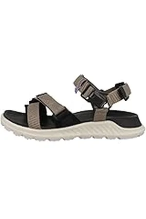 Ecco EXOWRAP, Sandals Mujer, Moon Rock/Taupe, 38 EU