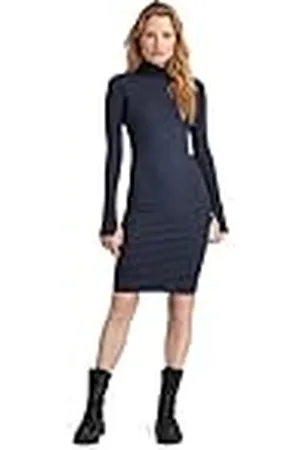 G-Star Para Mujer Slim rib dress mock ls wmn, , S