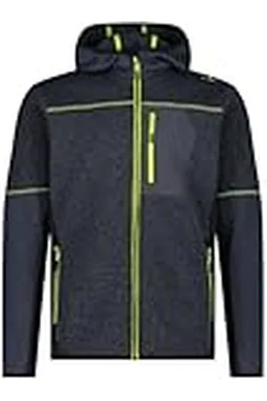 CMP Chaqueta De Hombre De Forro Polar Knit Tech Con Capucha Fija Jacket Hombre