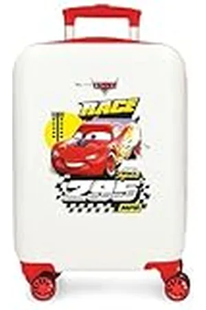 Disney Joumma Joy Cars Maleta de Cabina Beige 33x50x20 cms Rígida ABS Cierre de combinación Lateral 28,4L 2 kgs 4 Ruedas Dobles Equipaje Mano