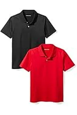 Amazon Polos Deportivos de Alto Rendimiento Niño, Pack de 2, , 2 años