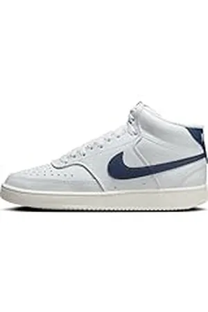Nike Court Vision Mid Women s S, Sneaker Mujer, White/Midnight Navy-Sail, 39 EU