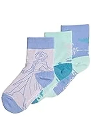 adidas GN8157 LK FRO CREW 3PP Socks girls ice green/chalk purple/bliss purple KS