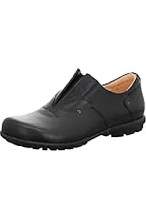 Think! Think Kong, Zapatillas Slip-on Hombre, Negro (Schwarz (SCHWARZ-00), 42 EU