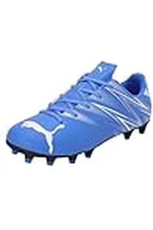 PUMA Attacanto Fg/Ag Jr, Zapatillas de Fútbol Unisex niños, Bluemazing White, 29 EU