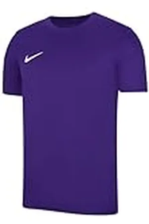 Nike Unisex Niños Camiseta de Manga Corta Nk Df Park 7, Corte Violeta y Blanco, BV6741-547, XL