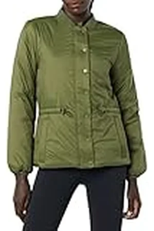 Amazon Cazadora Bomber a la Cintura Mujer, , M