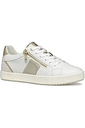 Geox D BLOMIEE E, Zapatillas Mujer, White/Off White, 40 EU