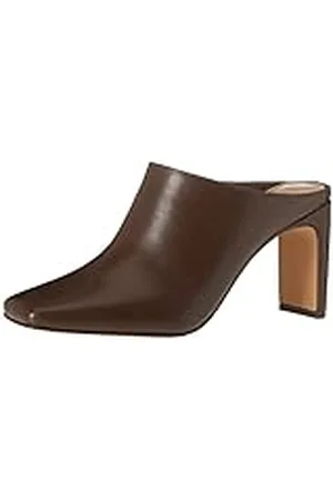 THE DROP Avena Square-Toe Block-Heel Mule para Mujer, , 42