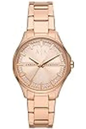 Armani Exchange Reloj de mujer de cuarzo de 3 agujas con pulsera LADY HAMPTON AX5264