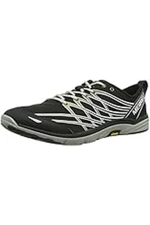 Merrell Bare Access Trail, Zapatillas de Running Hombre, Multicolor (Black/Gold), 48 EU