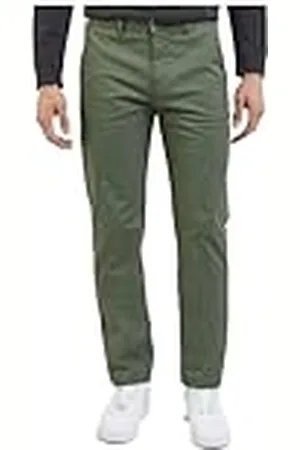 Lee Regular Chino Pantalones, Olive Grove, 34W x 32L Hombres