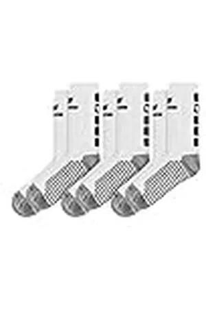 Erima 2181911 Calcetines, Unisex niños, Blanco/Negro, 35-38