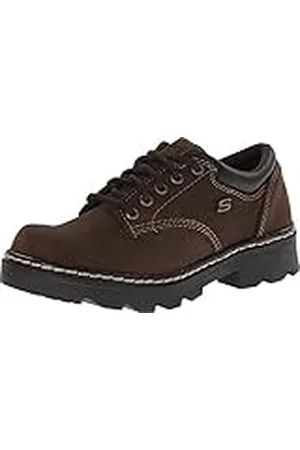 Skechers Zapatos Oxford Parties-Mate Mujer, cuero de ante, 39.5 EU