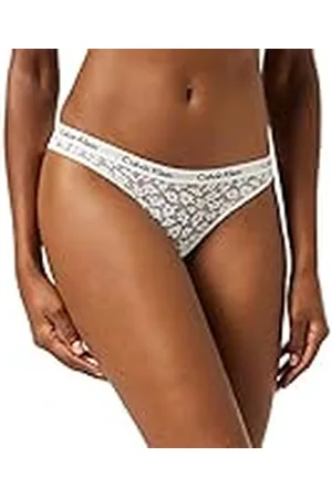 Calvin Klein Mujer Slip con Forma de Bikini con Encaje, , S