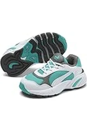 PUMA Cell Viper AC Inf, Zapatillas Unisex Niños, Blanco White-Blue Turquoise 07, 20 EU