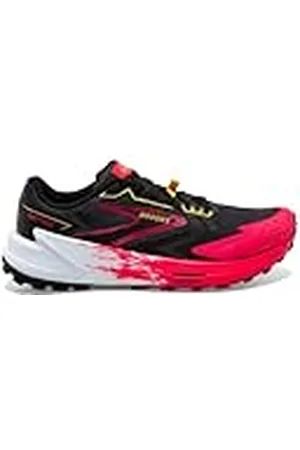 Brooks Catamount 3, Sneaker Mujer, Black/Diva Pink/Lemon Chrome, 40 EU