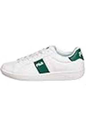 Fila Crosscourt Line, Zapatillas Hombre, White-Verdant Green, 40 EU Ancho