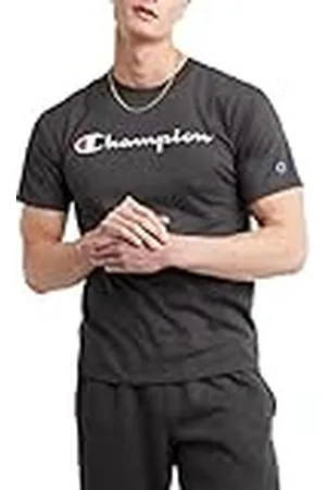 Champion Classic Graphic T-Shirt, Soft and Comfortable T-Shirts for Men, Script Logo (Reg. Or Big & Tall) Camiseta, Granito Jaspeado, XXL para Hombre