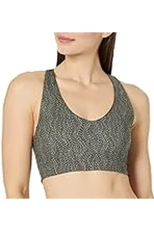 Amazon Sujetador deportivo Active Sculpt con cuello en V y soporte medio - colores interrumpidos Mujer, , 6XL Grande