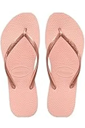 Havaianas Slim, Chanclas Elegantes, Duraderas y Versátiles, con Suela Texturizada para Agarre y Soporte, Mujer