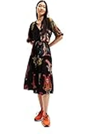 Desigual Vest_Odyssey, 2000 Black Vestido Informal, , S Mujeres