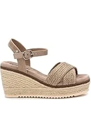 Refresh Sandalia Mujer Taupe - Calzado Cómodo y Versátil - Moda casual - Modelo 17265002 (Talla 40)