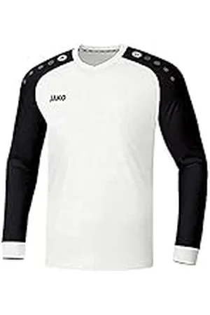 Jako Camiseta Unisex para niños Champ 2.0 La, Unisex niños, Camiseta, 4320, Blanco/Negro, 140