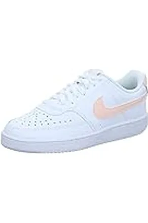 Nike Court Vision Low, Zapatillas Mujer, White/Washed Coral, 42.5 EU