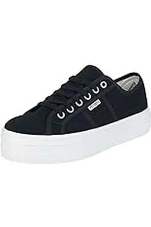 victoria Tribu Botin Lona, Zapatillas Mujer, Noir, 42 EU