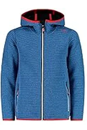 CMP Bonded Jersey Jacket Hooded, Boy, Royal Mel, 110